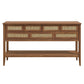 Soma 62 Inch Rattan Console Table by Modway