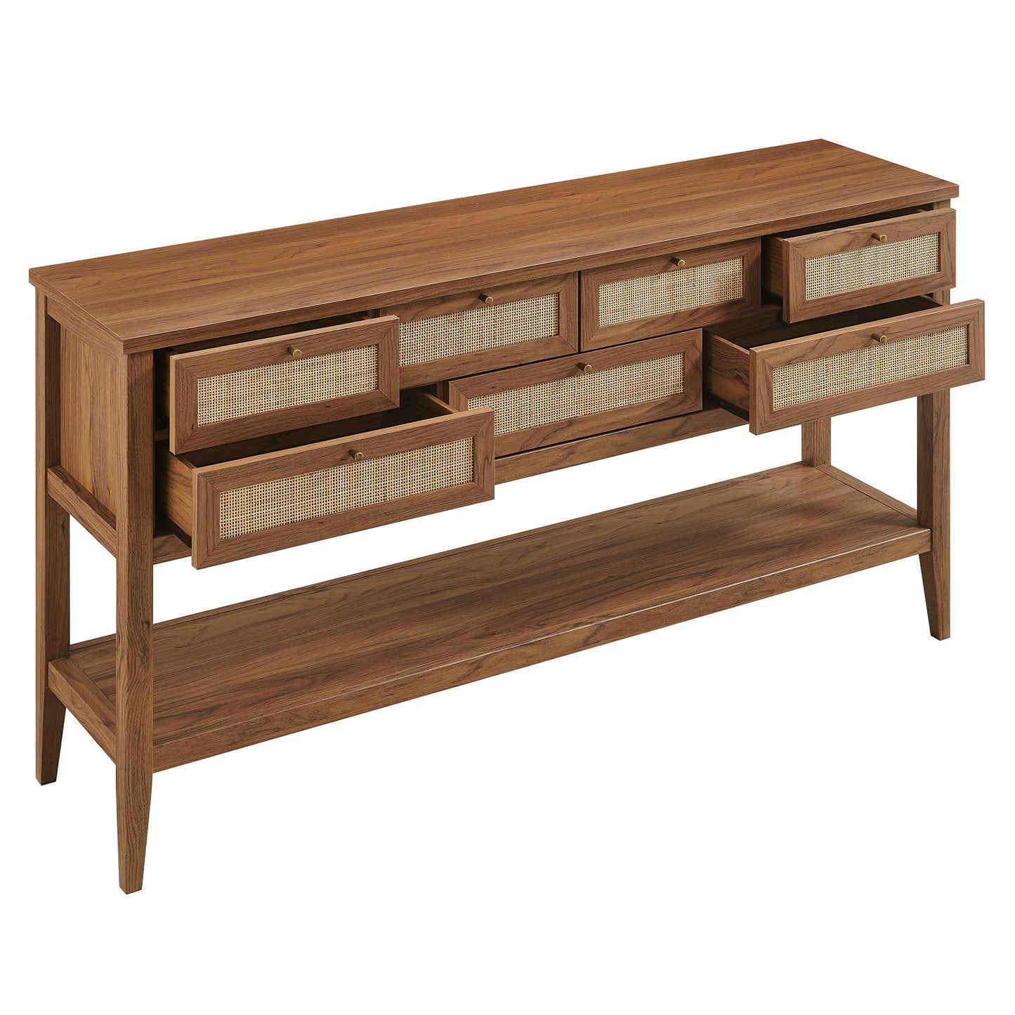 Soma 62 Inch Rattan Console Table by Modway