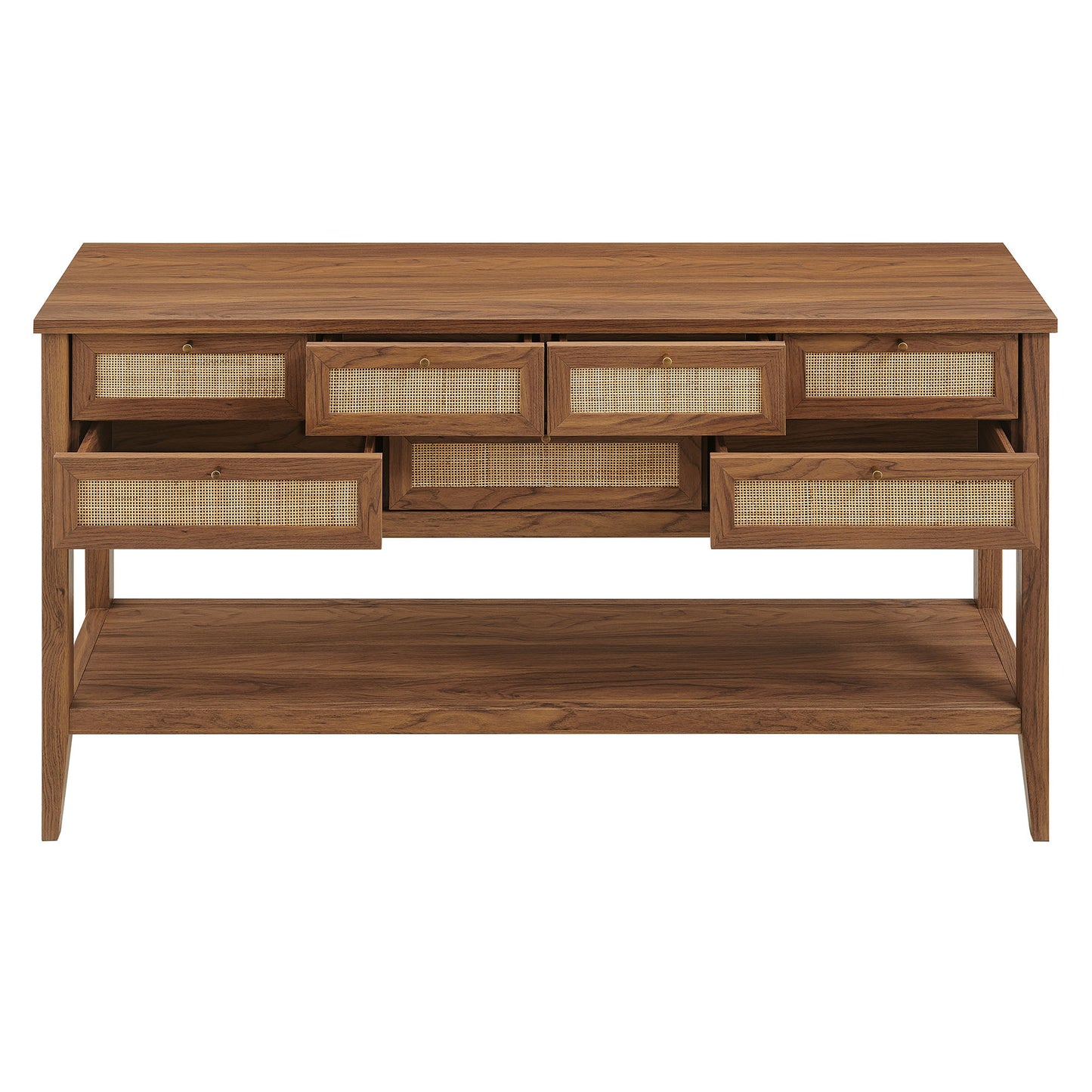 Soma 62 Inch Rattan Console Table by Modway