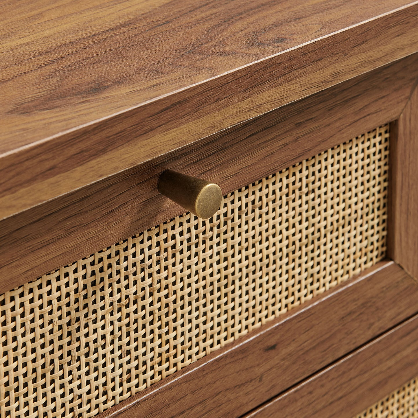 Soma 62 Inch Rattan Console Table by Modway