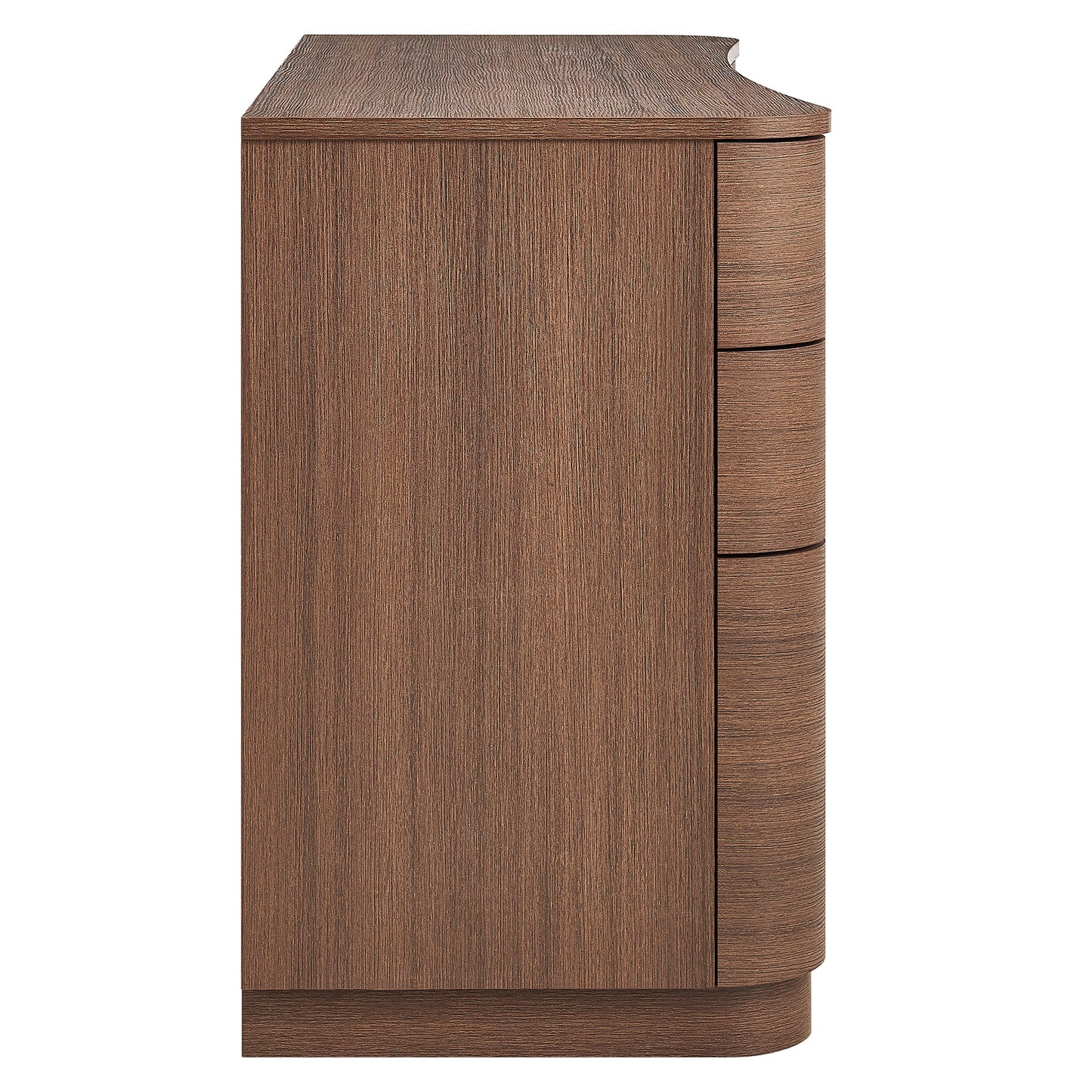 Mirae 55" 6-Drawer Curved Office Desk by Modway