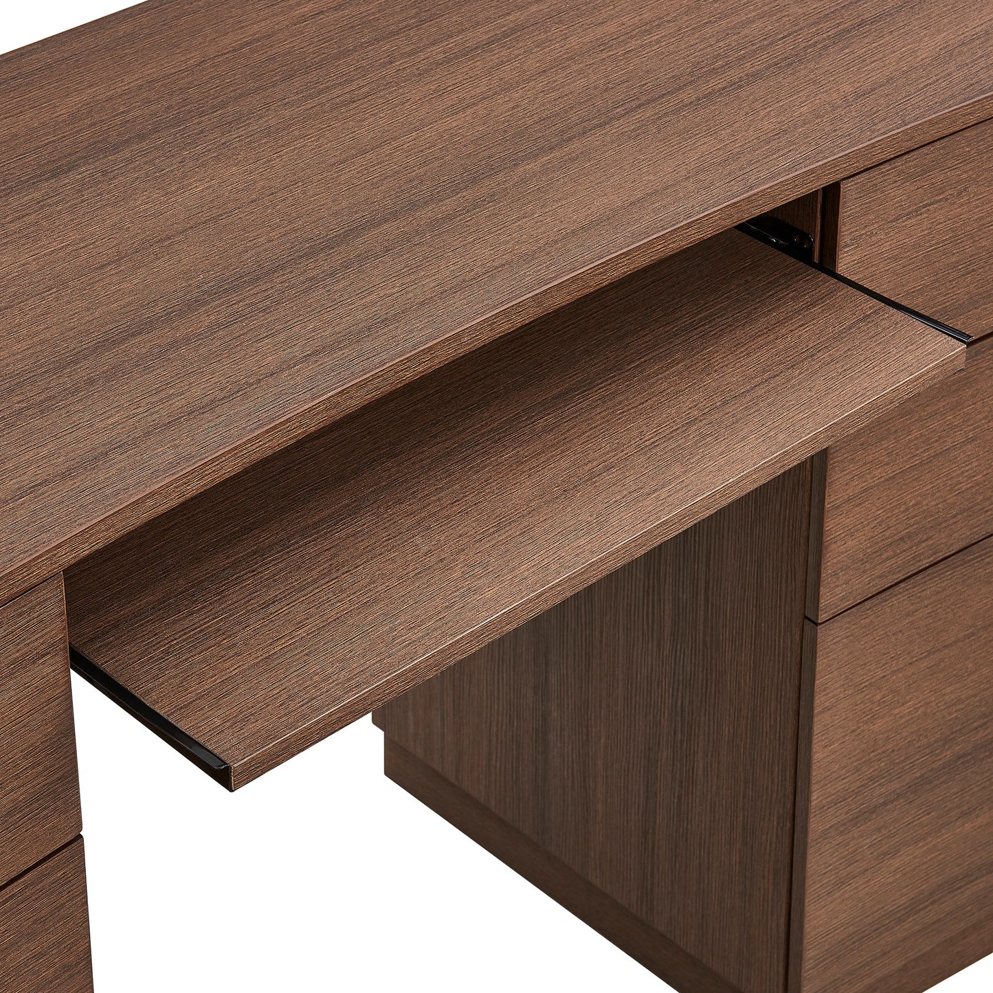 Mirae 55" 6-Drawer Curved Office Desk by Modway