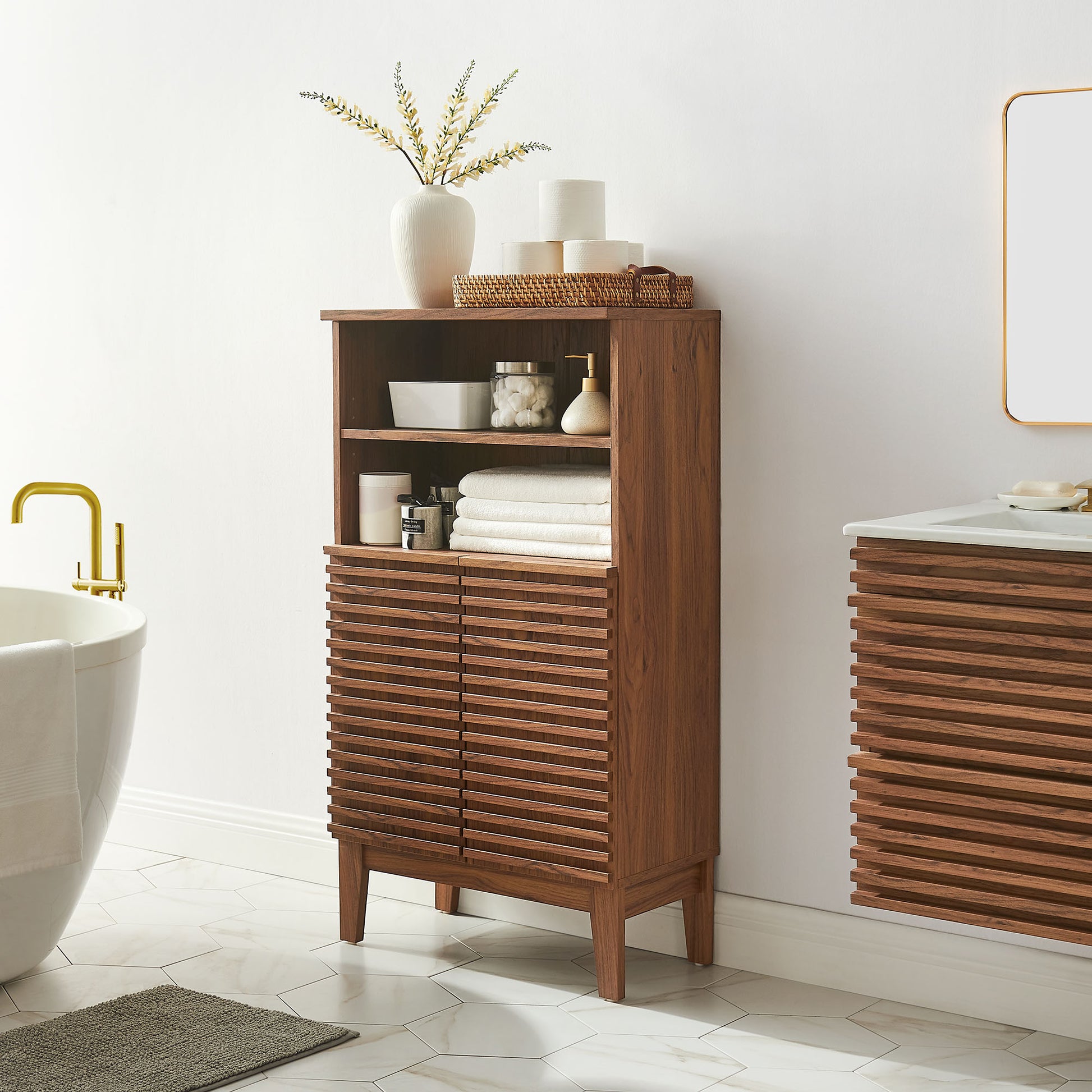 Render Freestanding Bathroom Storage Cabinet by Modway | Bathroom Accessories | Modishstore - 16