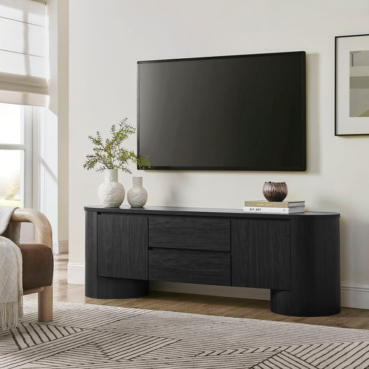 Duval 71 Inch Oval TV Cabinet by Modway | TV Stands | Modishstore - 1
