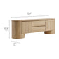 Duval 71 Inch Oval TV Cabinet by Modway | TV Stands | Modishstore - 20