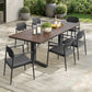 Aeris 7-Piece Outdoor Patio Aluminum Dining Set by Modway | Outdoor Patio Daybed | Modishstore - 1