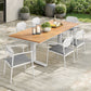 Aeris 7-Piece Outdoor Patio Aluminum Dining Set by Modway | Outdoor Patio Daybed | Modishstore - 7