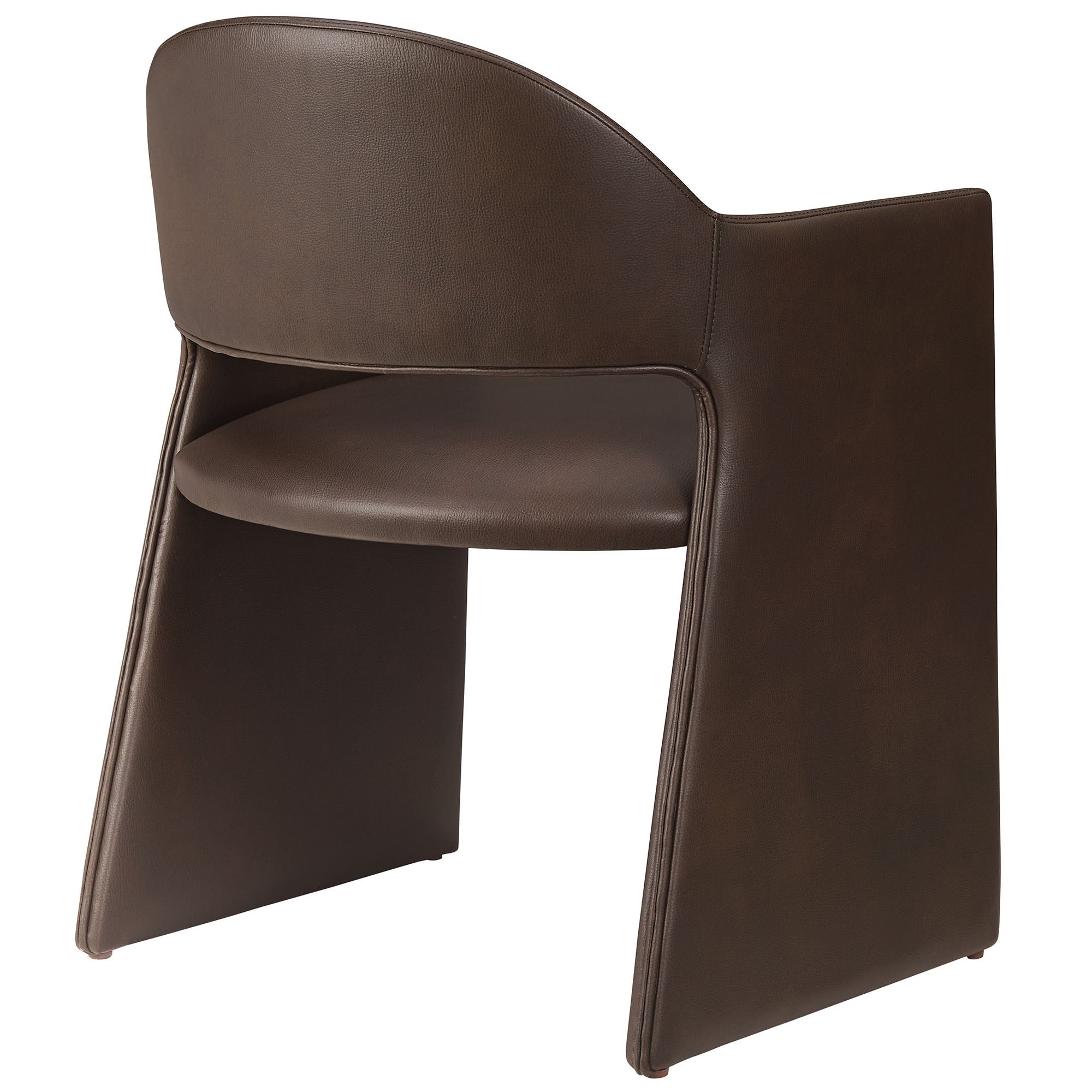Talia Vegan Leather Dining Armchair - Thumbnail 3