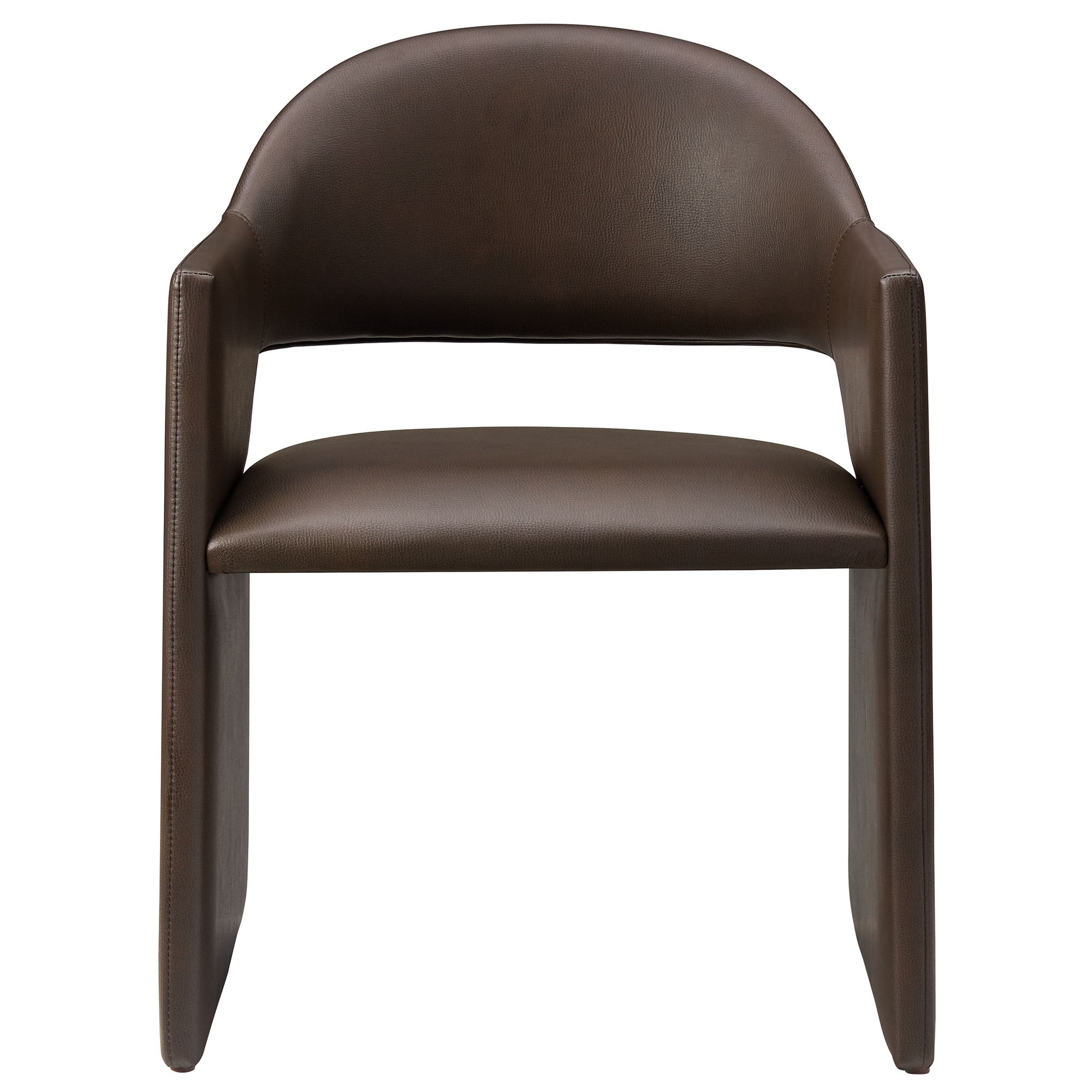 Talia Vegan Leather Dining Armchair - Thumbnail 5