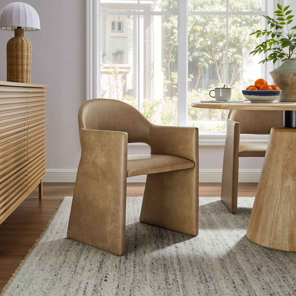 Talia Vegan Leather Dining Armchair by Modway | Dining Chairs | Modishstore - 16