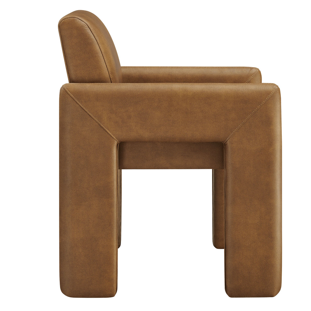 Daven Vegan Leather Dining Armchair by Modway | Dining Chairs | Modishstore - 3