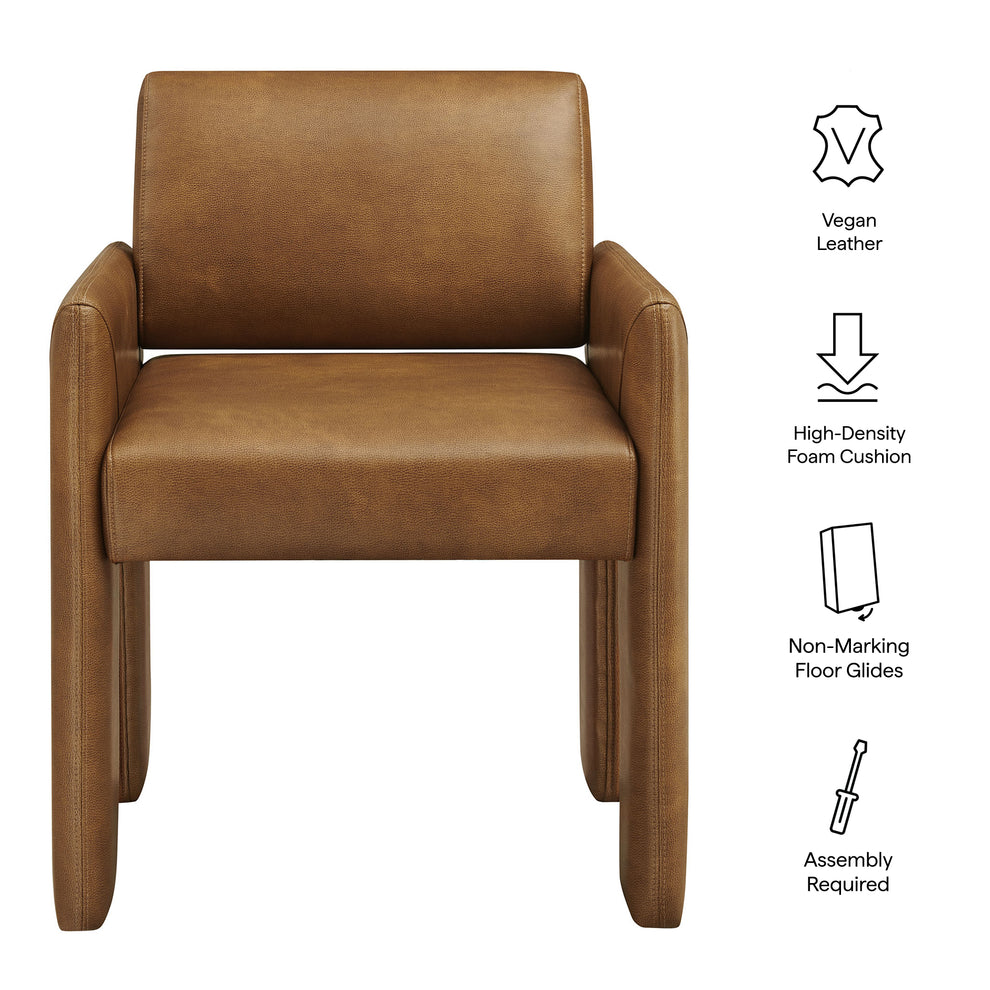 Daven Vegan Leather Dining Armchair by Modway | Dining Chairs | Modishstore - 8