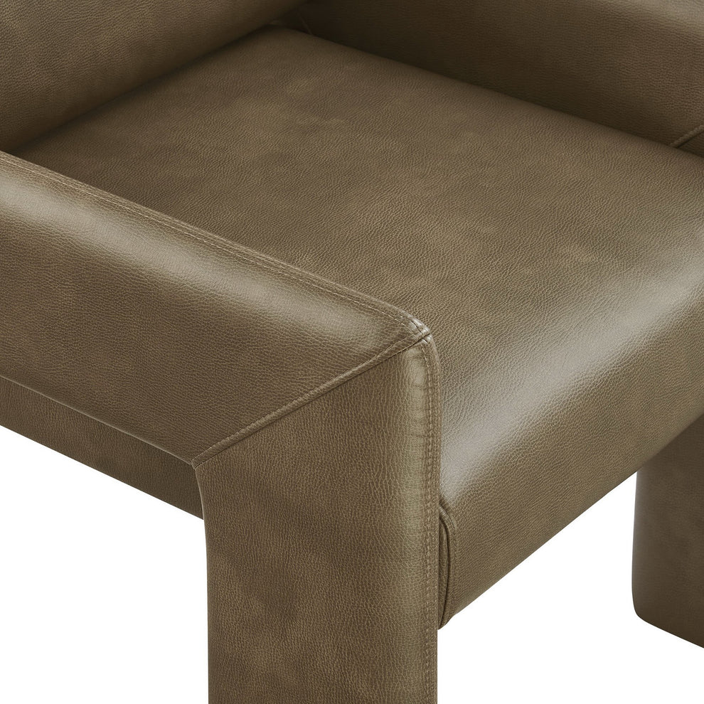 Daven Vegan Leather Dining Armchair by Modway | Dining Chairs | Modishstore - 14