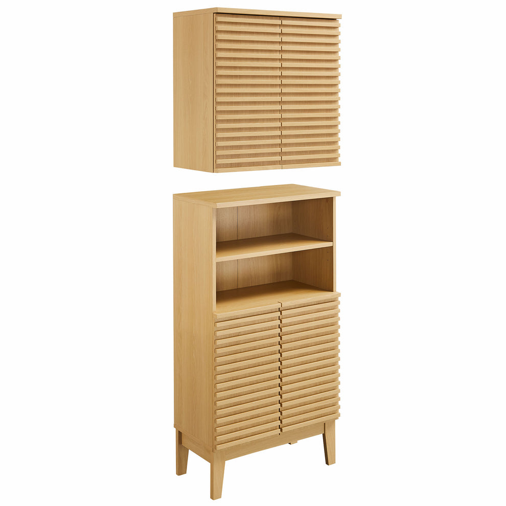Render Bathroom Cabinet Set by Modway | Bathroom Accessories | Modishstore - 2