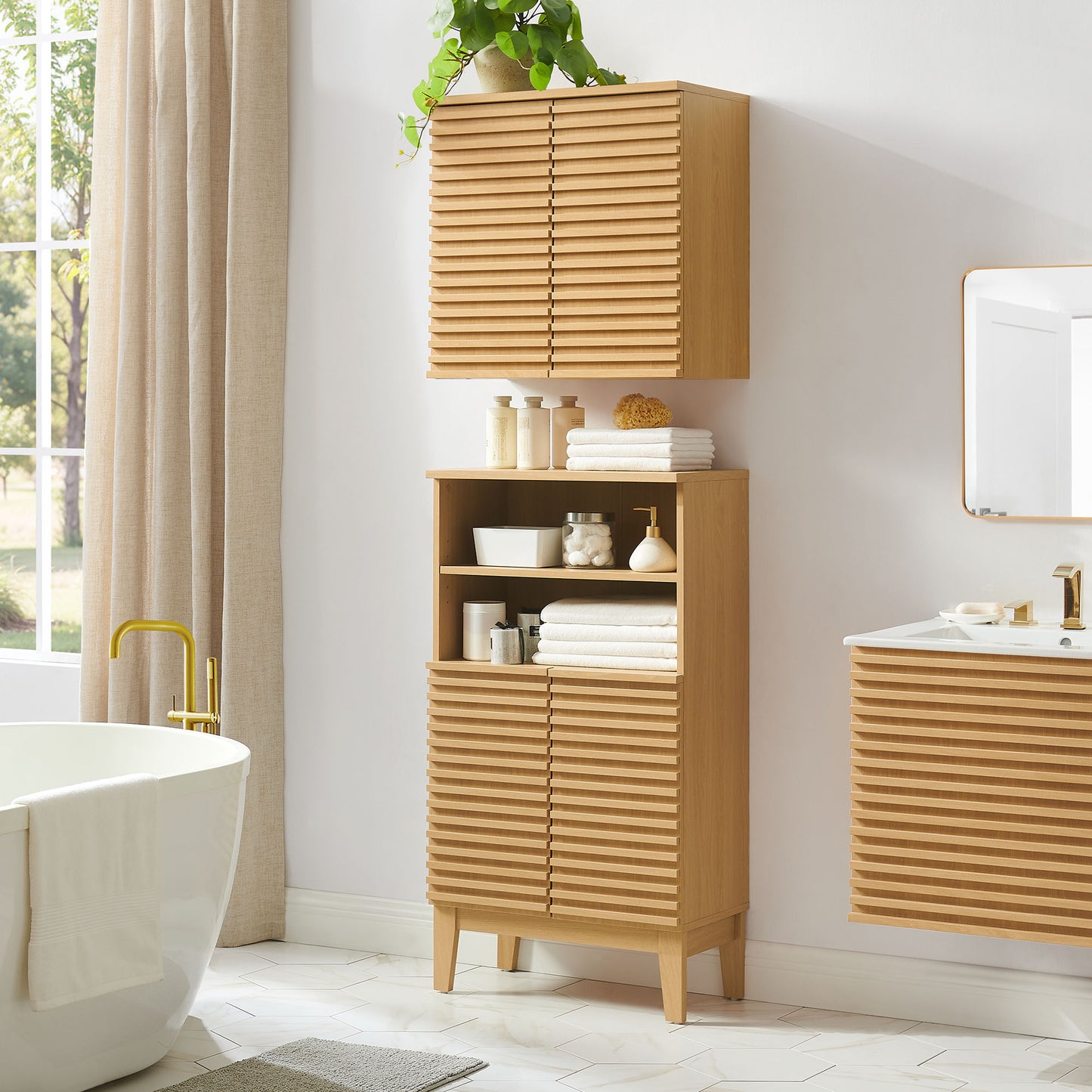 Render Bathroom Cabinet Set by Modway | Bathroom Accessories | Modishstore - 7