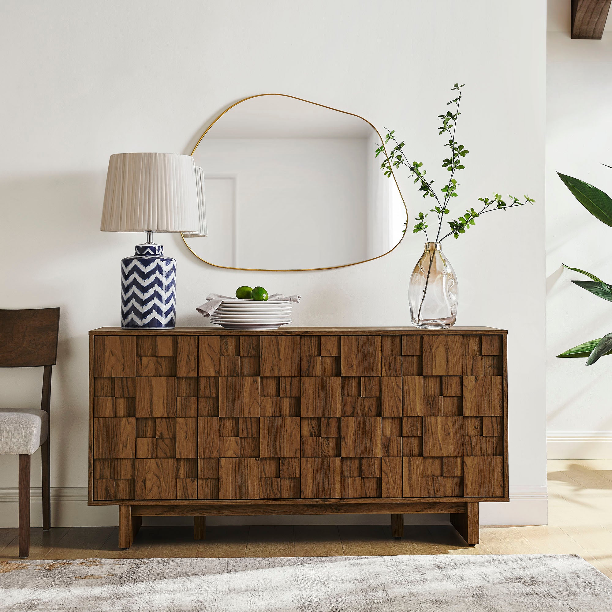 Owen 59 Inch 4 Door Geometric Sideboard by Modway – Modish Store