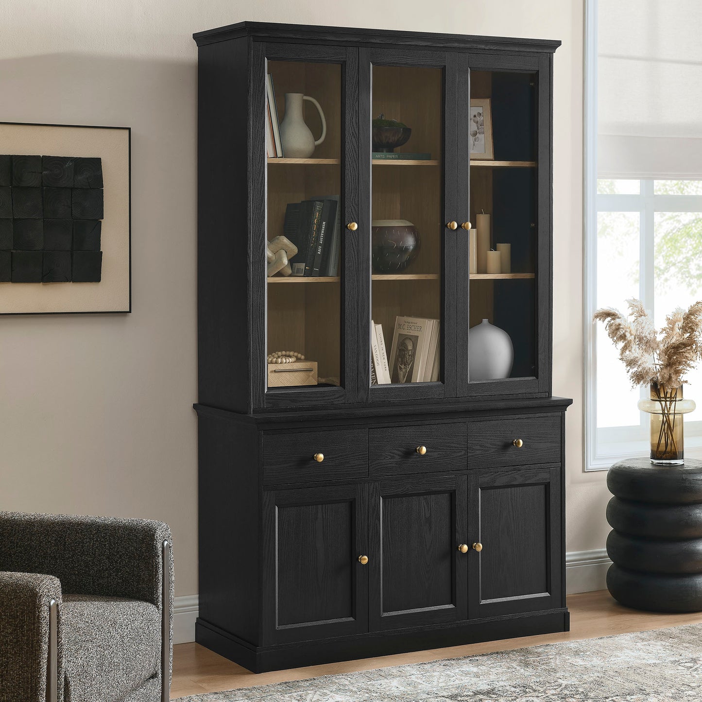 Amara 79 Inch Large Storage Display Cabinet by Modway