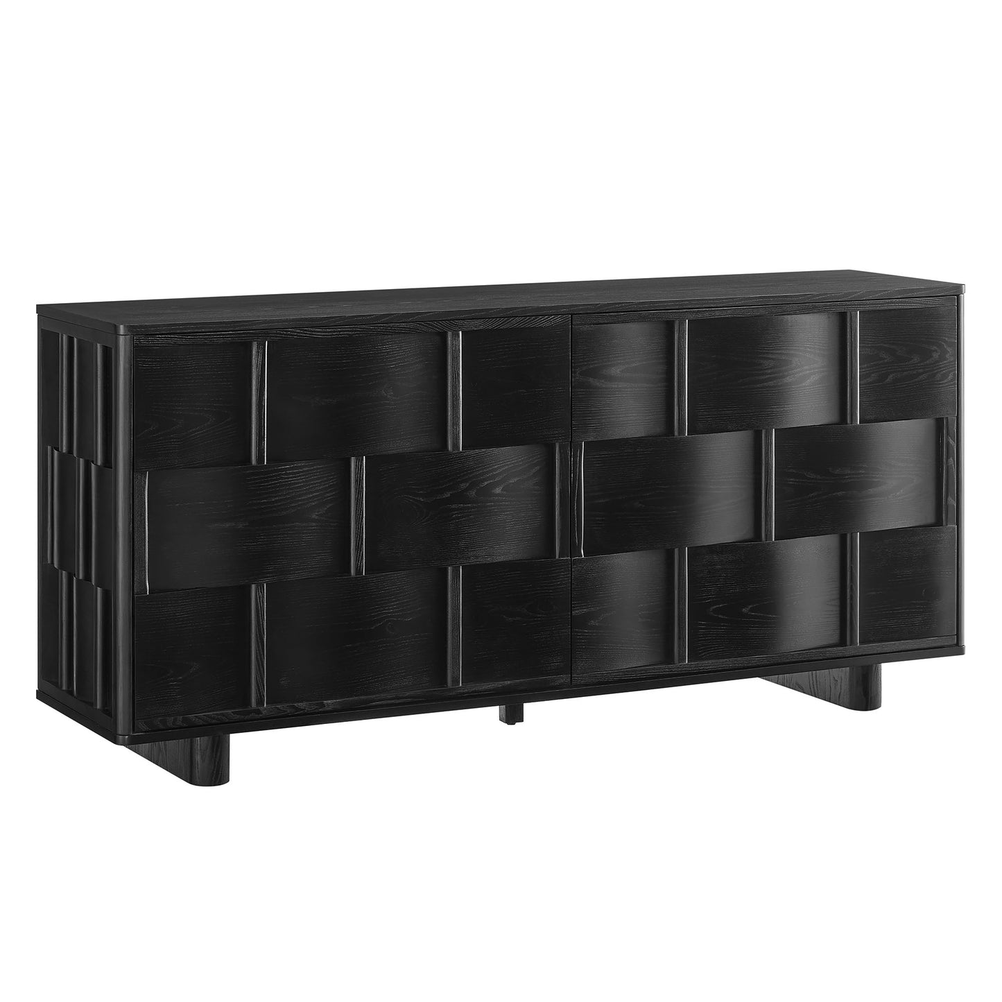 Foundry 71" Woven Design Buffet Storage Cabinet by Modway