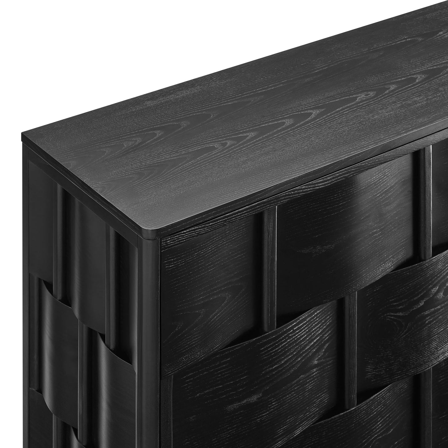 Foundry 71" Woven Design Buffet Storage Cabinet by Modway
