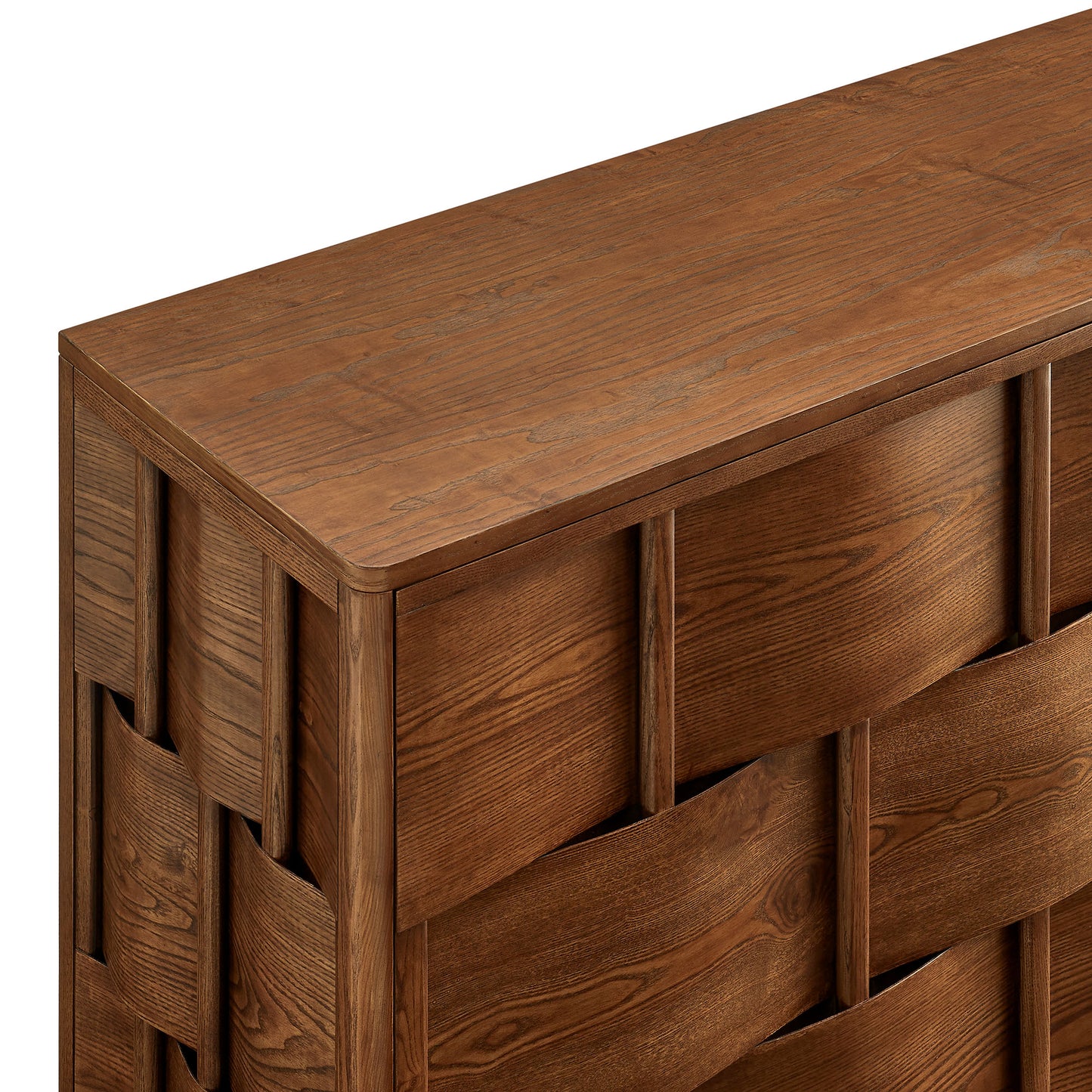 Foundry 71" Woven Design Buffet Storage Cabinet by Modway