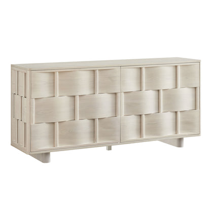 Foundry 71" Woven Design Buffet Storage Cabinet by Modway