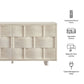 Foundry 71" Woven Design Buffet Storage Cabinet by Modway