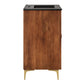 Vernon 30" Fluted Wood Vanity Cabinet With Sink by Modway