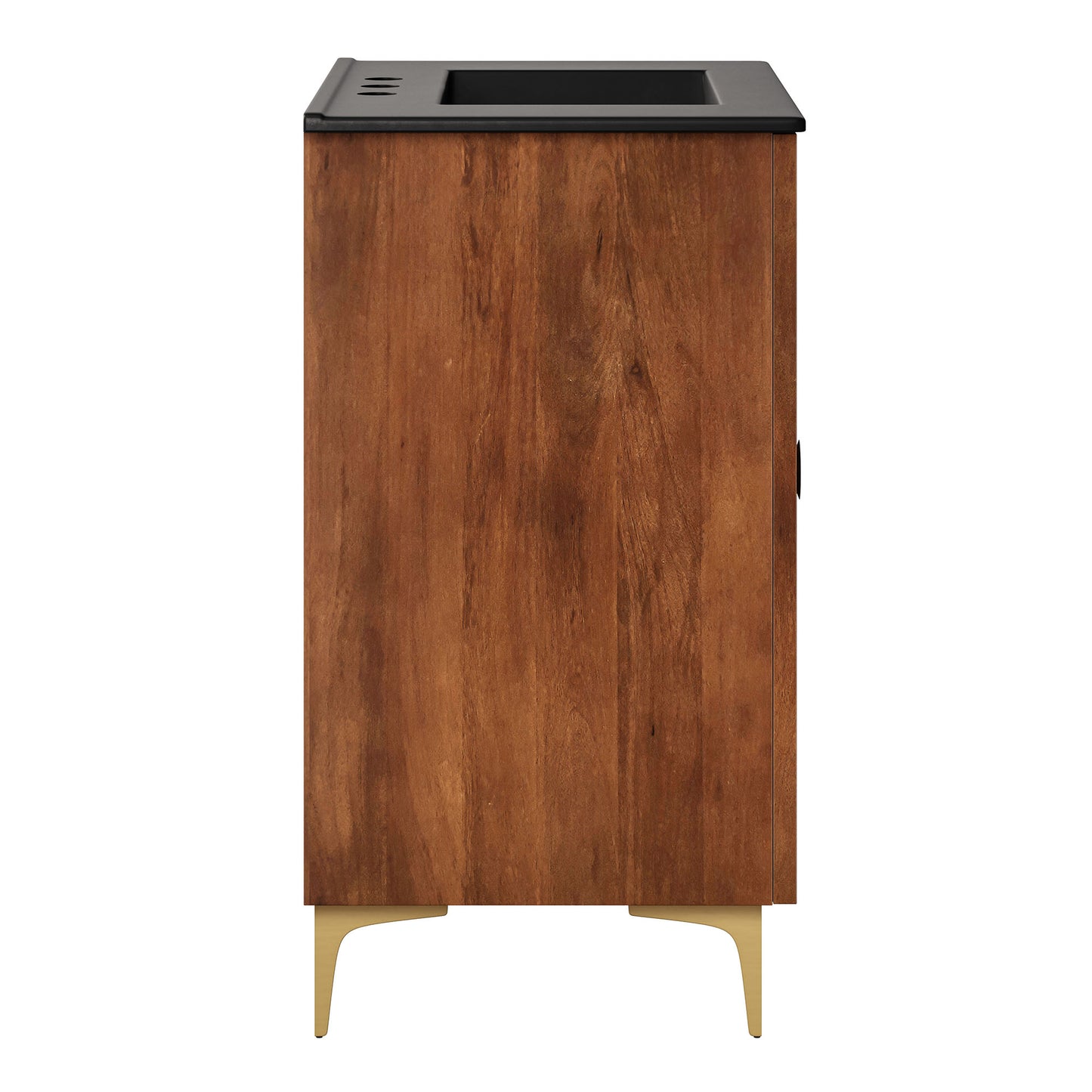 Vernon 30" Fluted Wood Vanity Cabinet With Sink by Modway