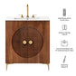Vernon 30" Fluted Wood Vanity Cabinet With Sink by Modway