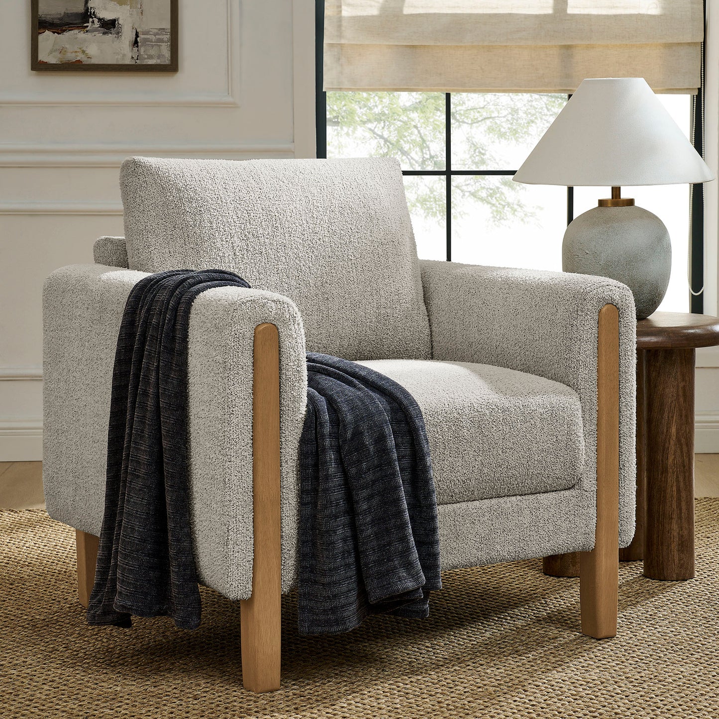 Hawken Boucle Fabric Accent Armchair by Modway
