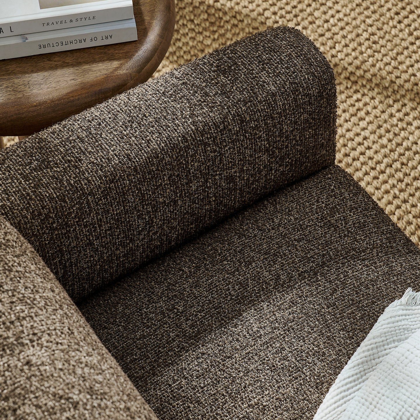 Hawken Boucle Fabric Loveseat by Modway