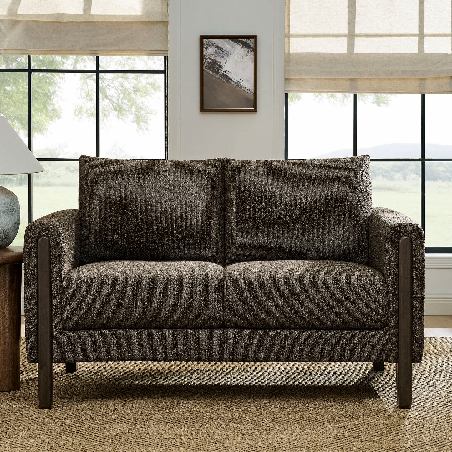 Hawken Boucle Fabric Loveseat by Modway