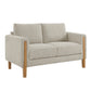 Hawken Boucle Fabric Loveseat by Modway
