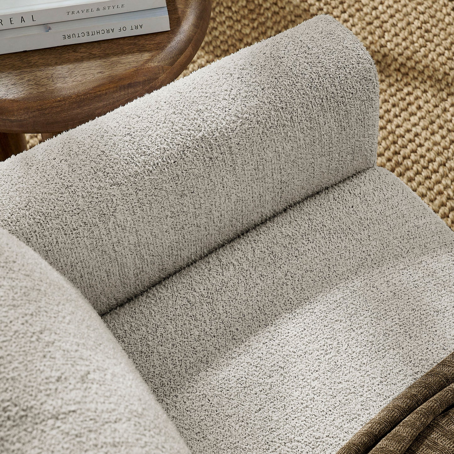 Hawken Boucle Fabric Loveseat by Modway