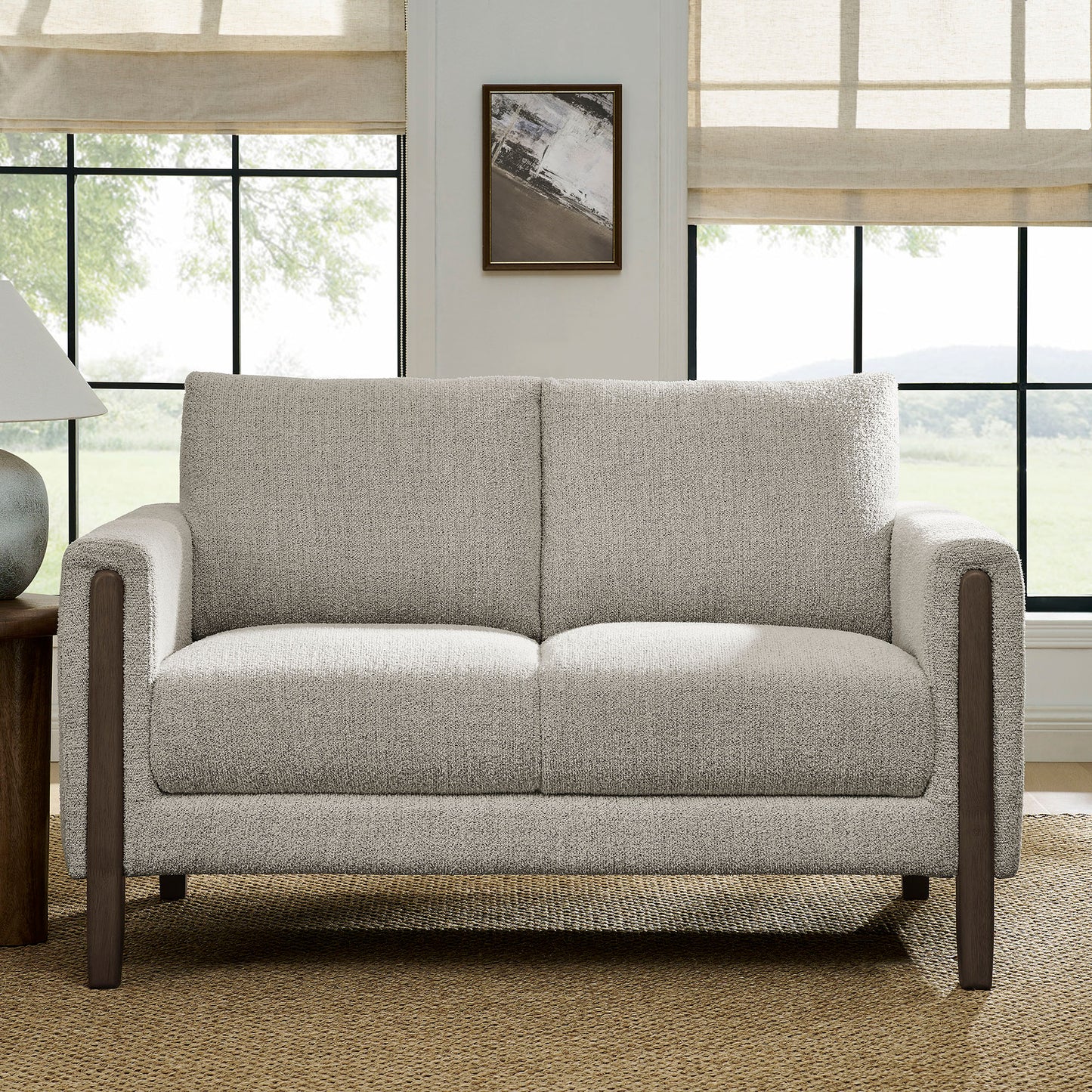 Hawken Boucle Fabric Loveseat by Modway