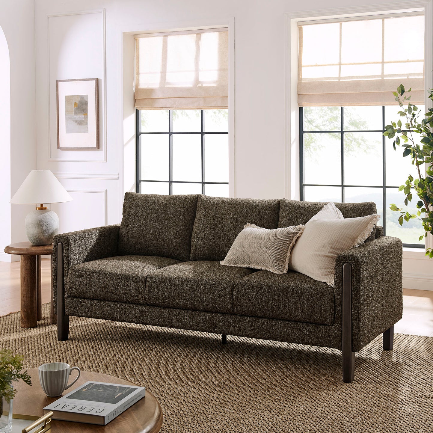 Hawken Boucle Fabric Sofa by Modway