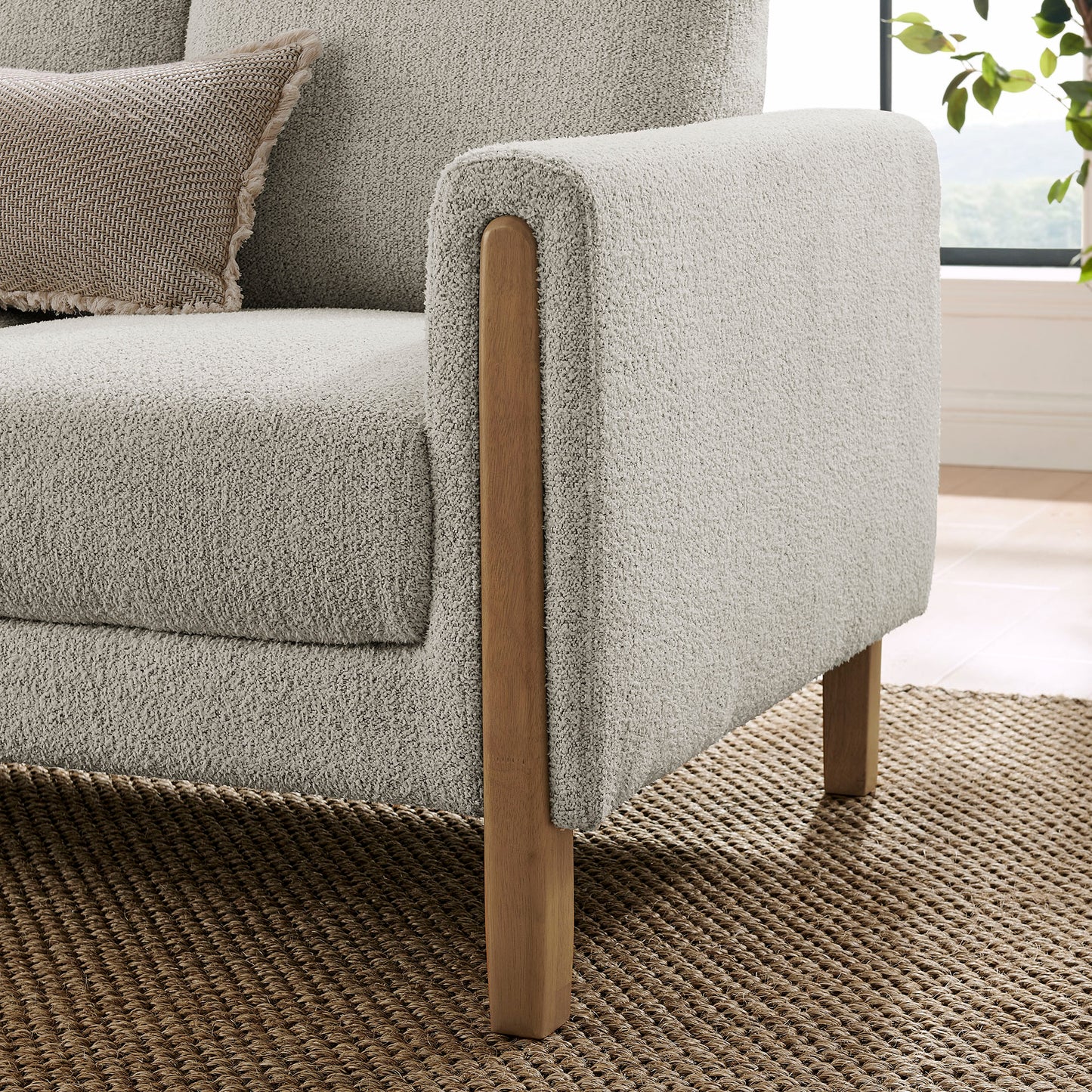 Hawken Boucle Fabric Sofa by Modway
