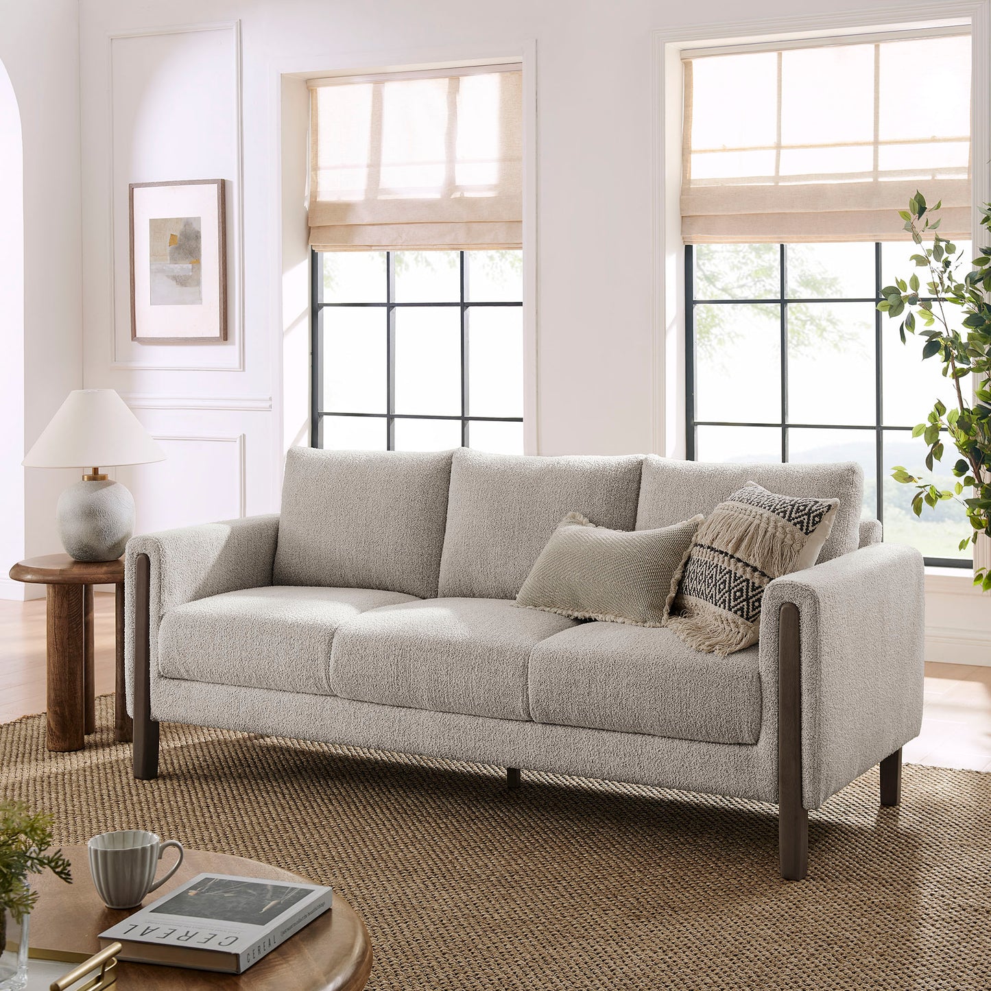 Hawken Boucle Fabric Sofa by Modway
