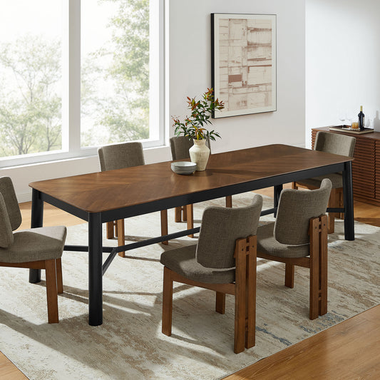 Ashlan 110" Rectangle Dining Table by Modway