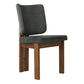 Alba Armless Upholstered Dining Chairs Set Of 2 by Modway