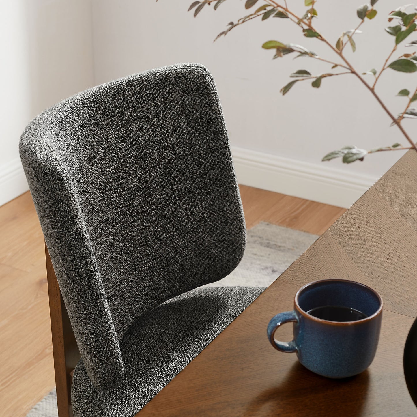 Alba Armless Upholstered Dining Chairs Set Of 2 by Modway