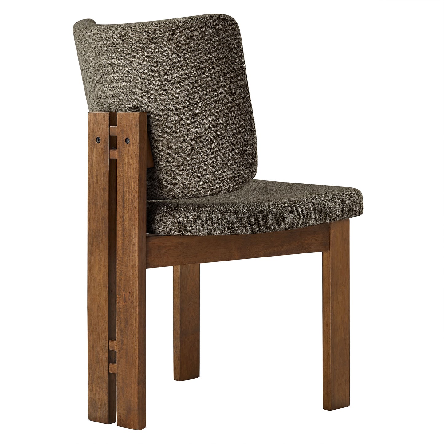 Alba Armless Upholstered Dining Chairs Set Of 2 by Modway