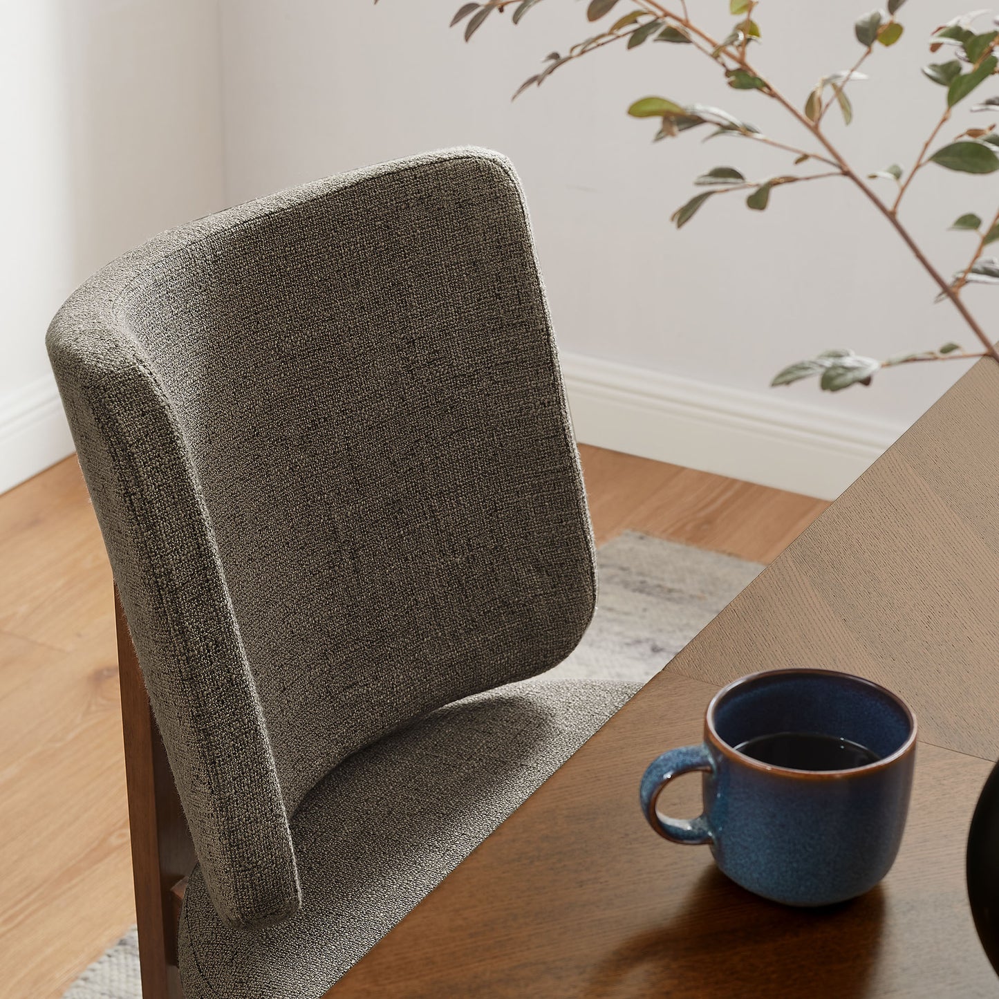 Alba Armless Upholstered Dining Chairs Set Of 2 by Modway