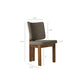 Alba Armless Upholstered Dining Chairs Set Of 2 by Modway