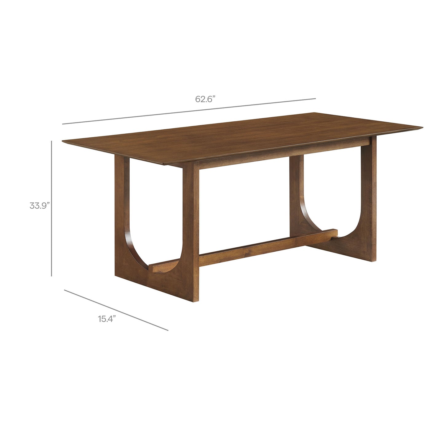Ashcroft 69" Rectangular Dining Table by Modway