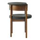 Clea Curved Upholstered Dining Chairs Set Of 2 by Modway