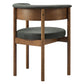 Clea Curved Upholstered Dining Chairs Set Of 2 by Modway