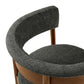 Clea Curved Upholstered Dining Chairs Set Of 2 by Modway