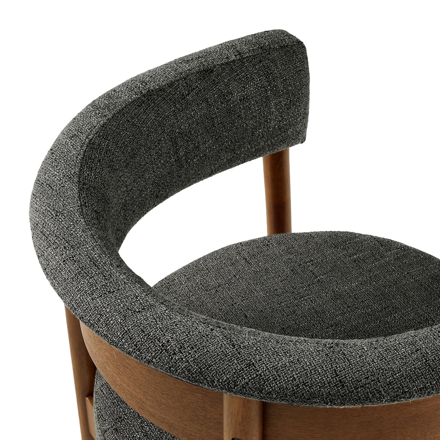 Clea Curved Upholstered Dining Chairs Set Of 2 by Modway