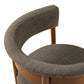 Clea Curved Upholstered Dining Chairs Set Of 2 by Modway